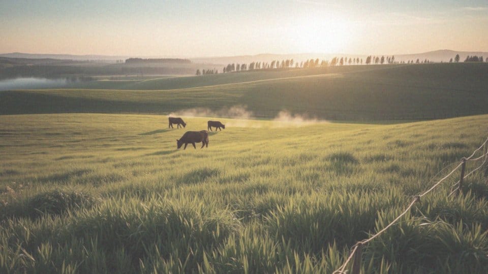 Jakie metody hodowli są stosowane w ekologicznych gospodarstwach produkujących wołowinę karmioną trawą?