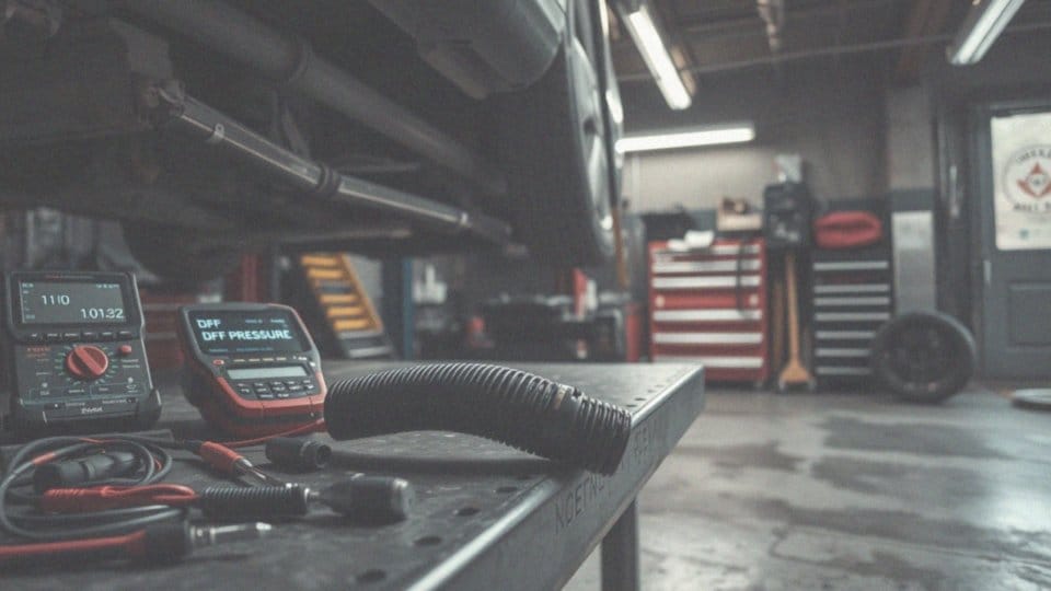 Jak zdiagnozować uszkodzony czujnik różnicy ciśnień DPF?