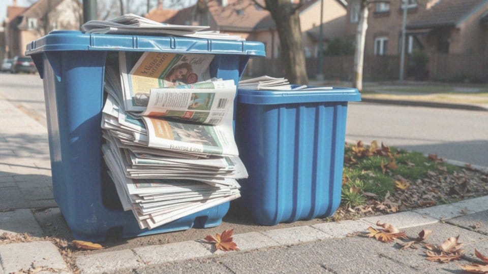 Co należy wrzucać do niebieskiego pojemnika? (Gazety, czasopisma, katalogi)