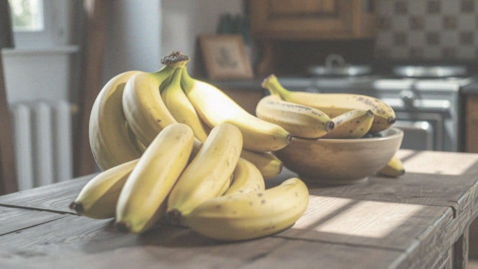 Jak wyglądają różnice między dojrzałymi a niedojrzałymi bananami?