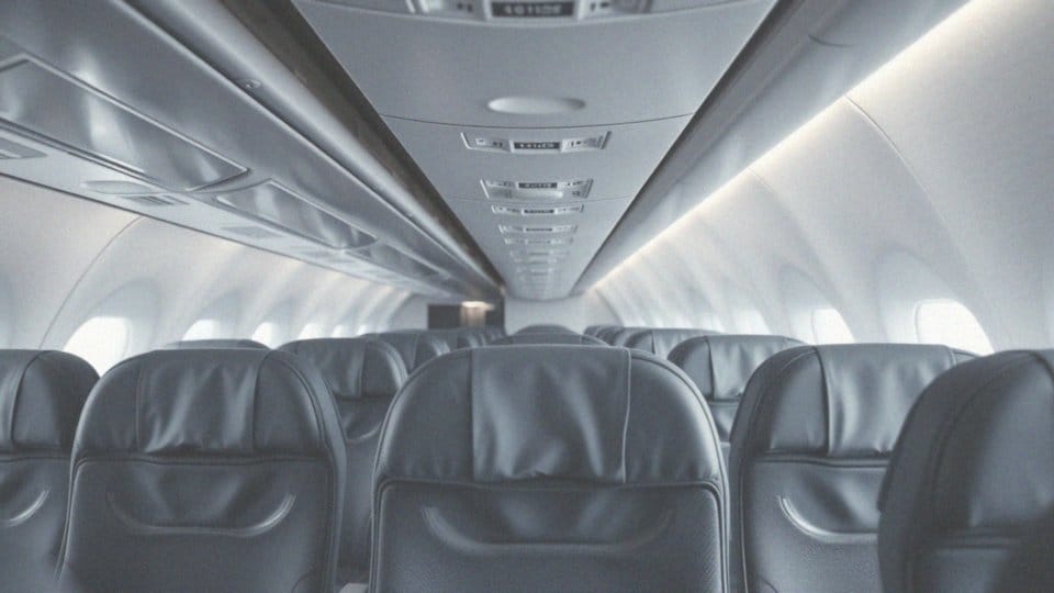 Jak działają mapa miejsc w samolocie Boeing 737?