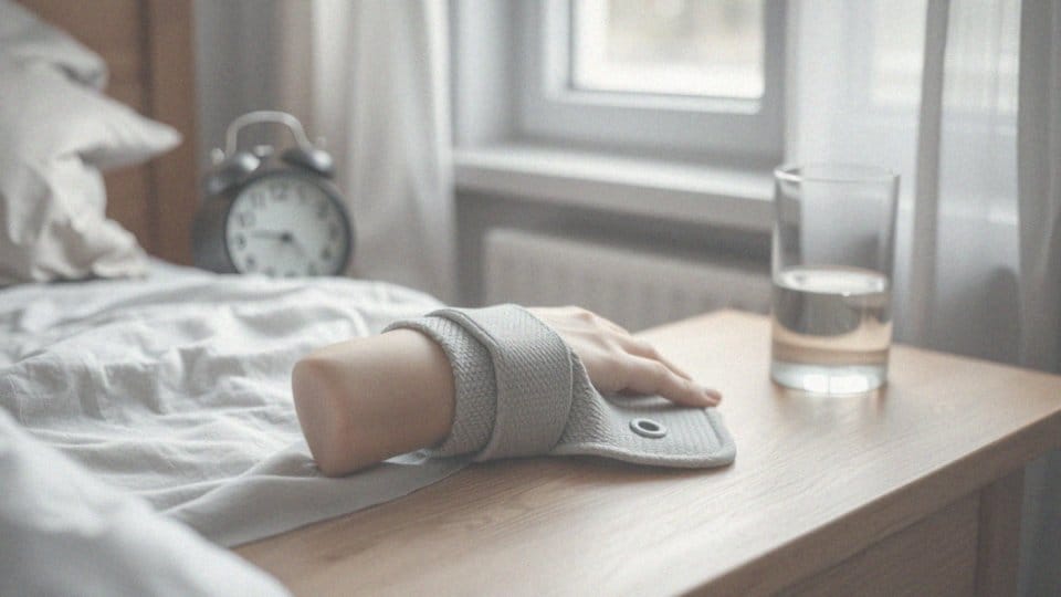Jak orteza nadgarstka na noc ogranicza ruchomość nadgarstka?