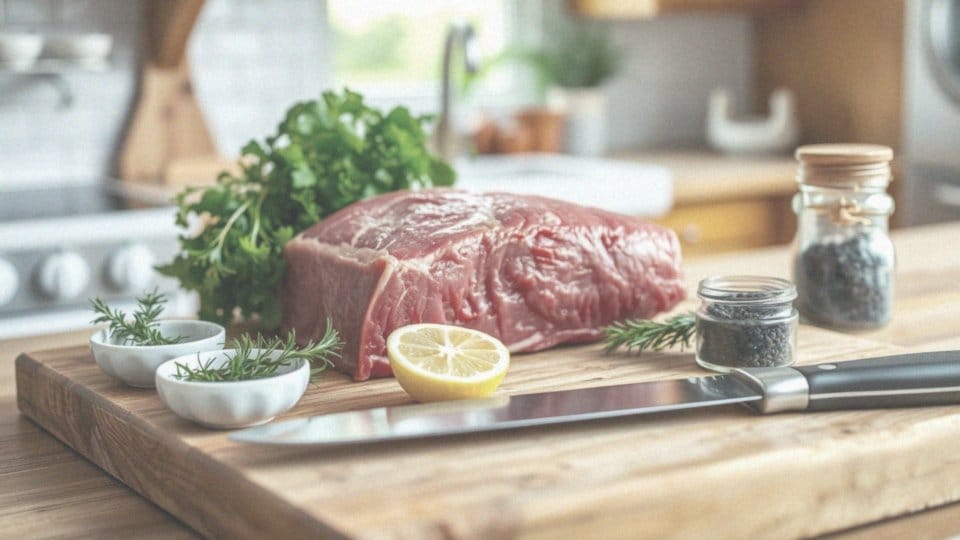 Jakie są metody obróbki termicznej polędwicy wołowej 1kg?
