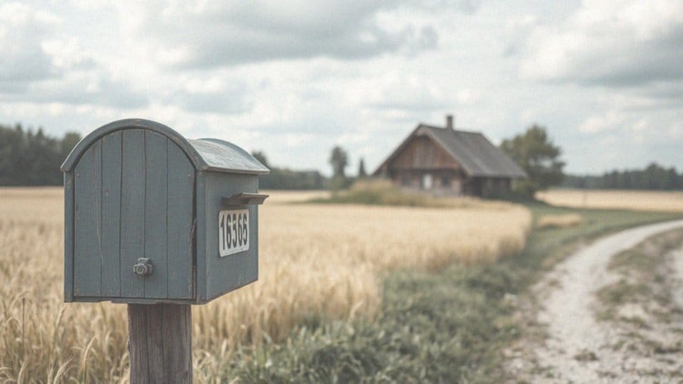 Jak powinien wyglądać przykład adresu wiejskiego?