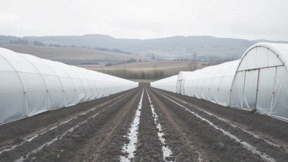 Jakie są wymagania dotyczące szklarni i tuneli foliowych na działkach rolnych?