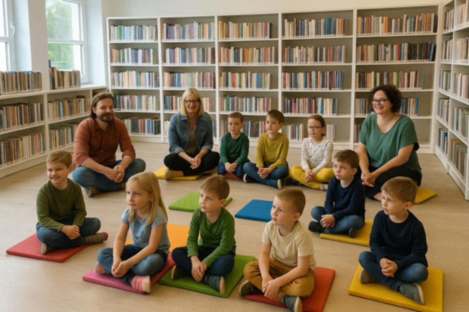Świąteczny Konwój Mikołaja z udziałem wiejskich bibliotek w gminie Szubin
