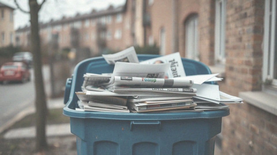 Co wrzucamy do niebieskiego pojemnika? Przewodnik po segregacji papieru