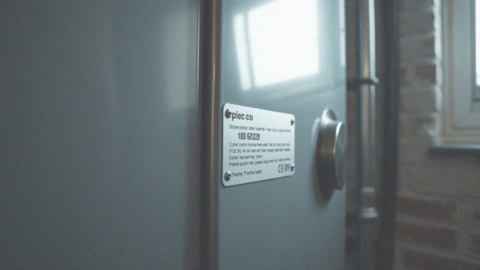 Gdzie jest tabliczka znamionowa na piecu? Kluczowe informacje