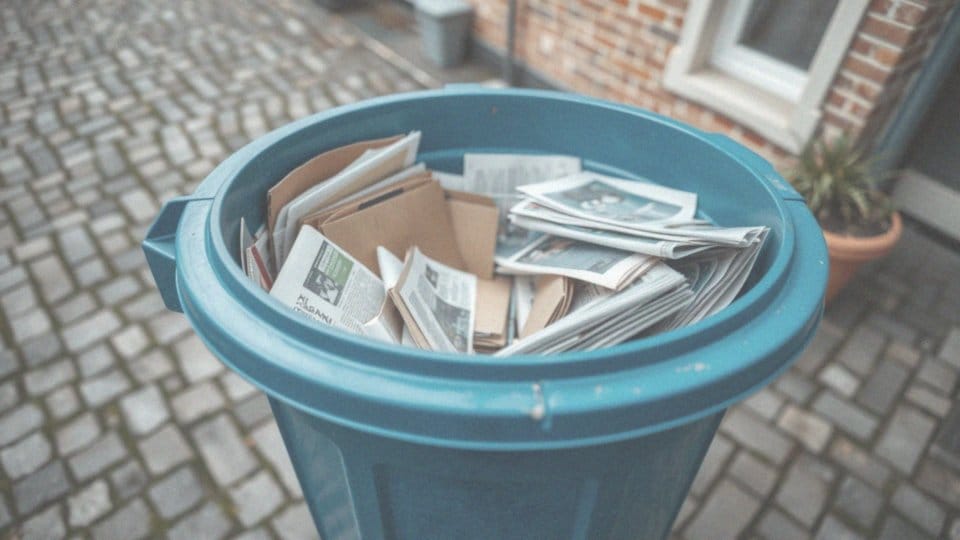 Niebieski pojemnik na śmieci – co wrzucamy i dlaczego to ważne?